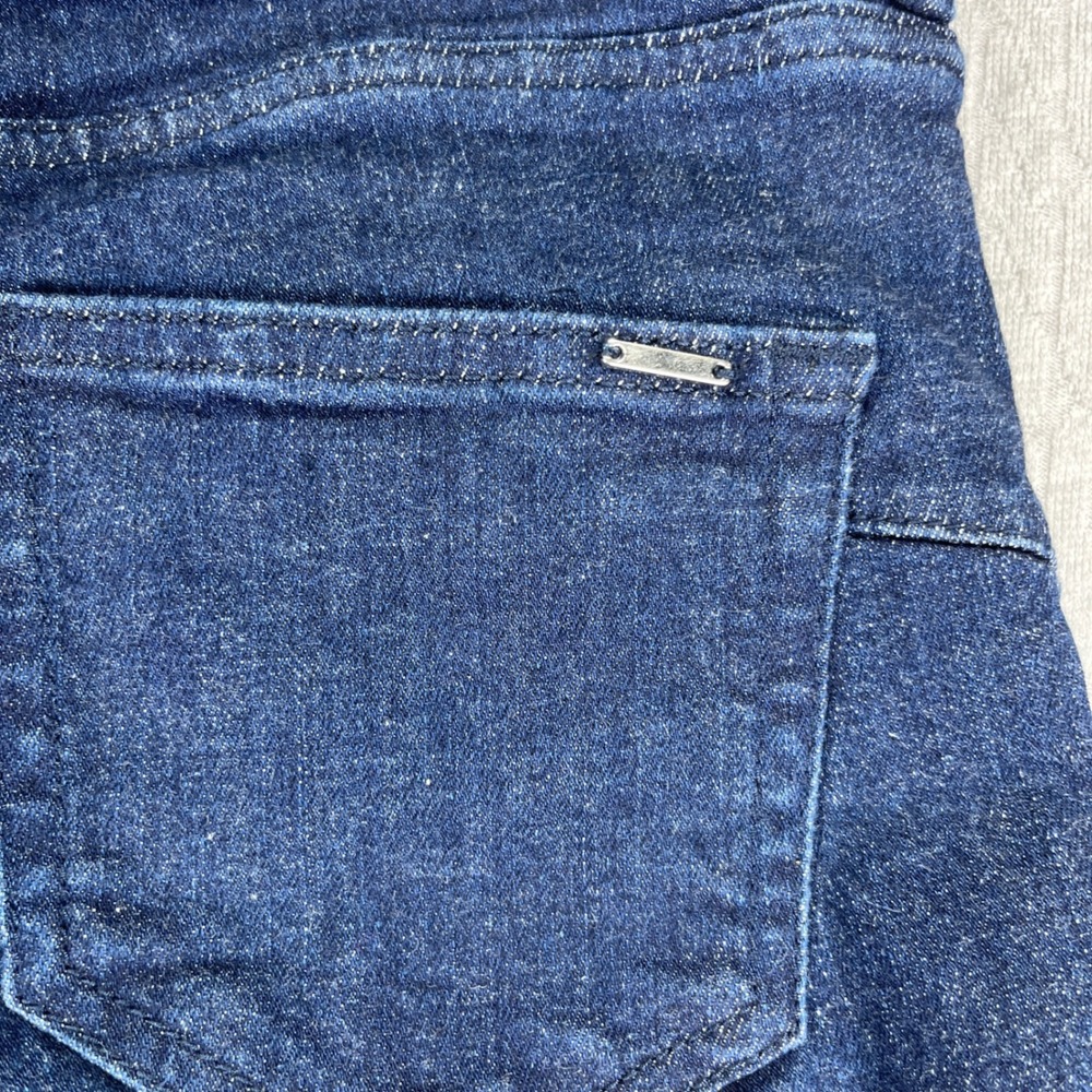 Zara Bootcut Flare Jeans Women Size 4/27x32 Blue High Rise Dark Wash Denim - Picture 8 of 11